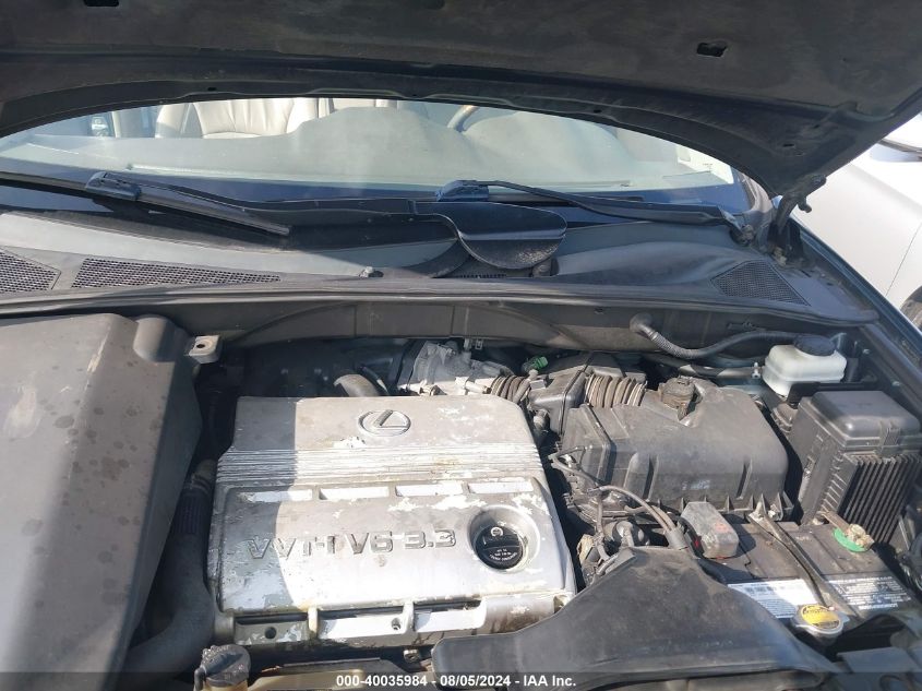 2004 Lexus Rx 330 330 VIN: 2T2GA31U44C012979 Lot: 40035984