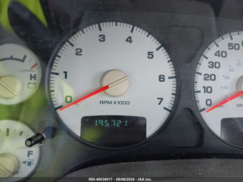 2004 Dodge Ram 1500 Slt/Laramie VIN: 1D7HA18N24J169223 Lot: 40036017