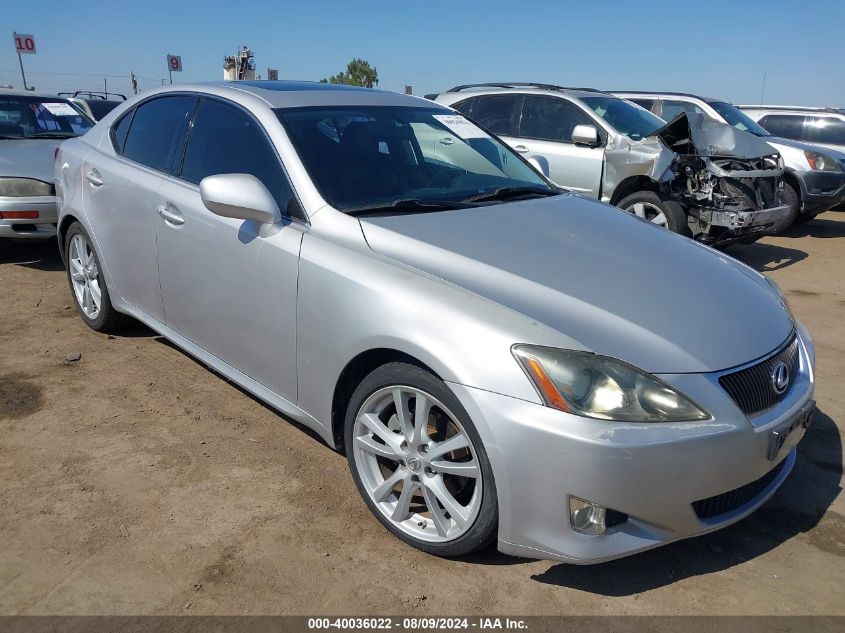 2007 Lexus Is 250 VIN: JTHBK262775029837 Lot: 40036022