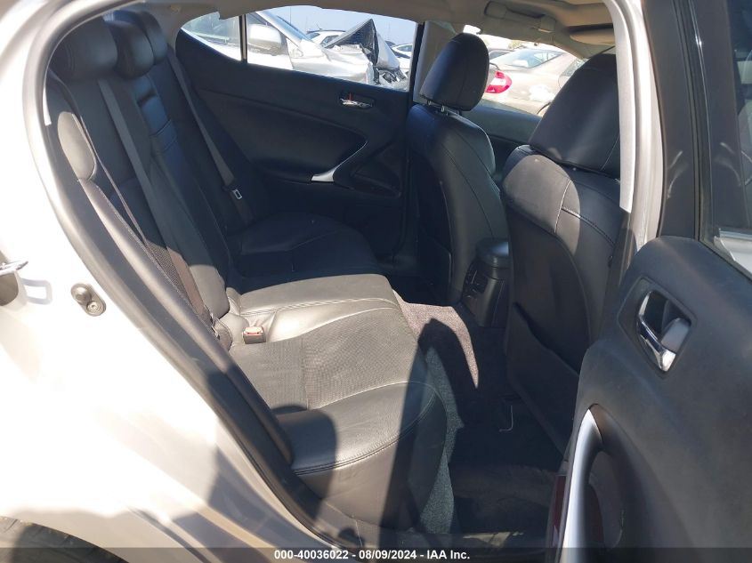 2007 Lexus Is 250 VIN: JTHBK262775029837 Lot: 40036022