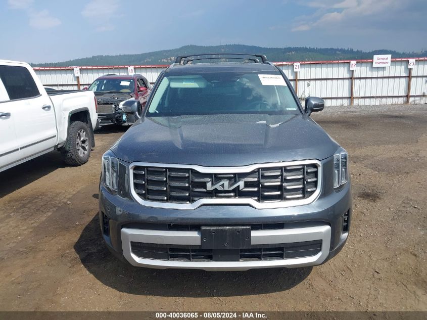 2024 Kia Telluride S VIN: 5XYP6DGC3RG509754 Lot: 40036065