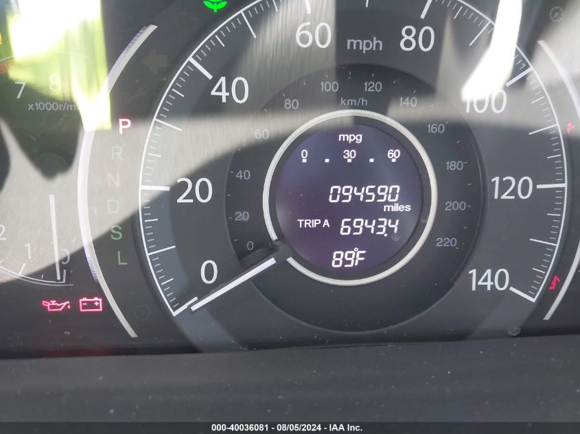 2015 Honda Cr-V Ex VIN: 5J6RM3H5XFL004684 Lot: 40036081