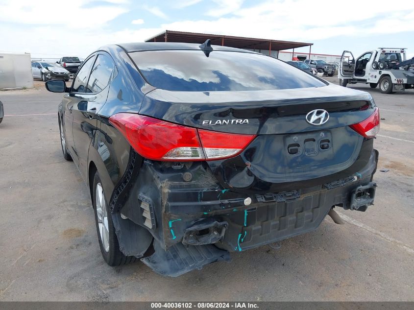 2013 Hyundai Elantra Gls VIN: 5NPDH4AE7DH434534 Lot: 40036102