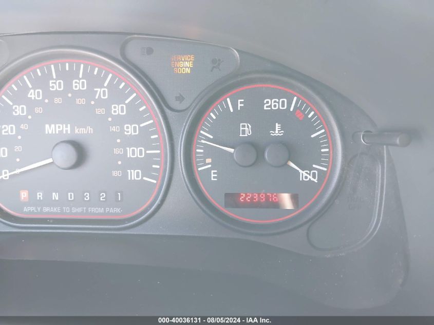 2000 Pontiac Montana M16 VIN: 1GMDX03E9YD361621 Lot: 40036131