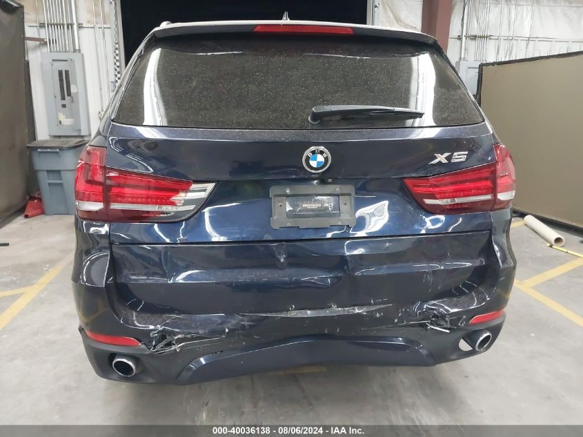 2017 BMW X5 Sdrive35I VIN: 5UXKR2C36H0X03581 Lot: 40036138