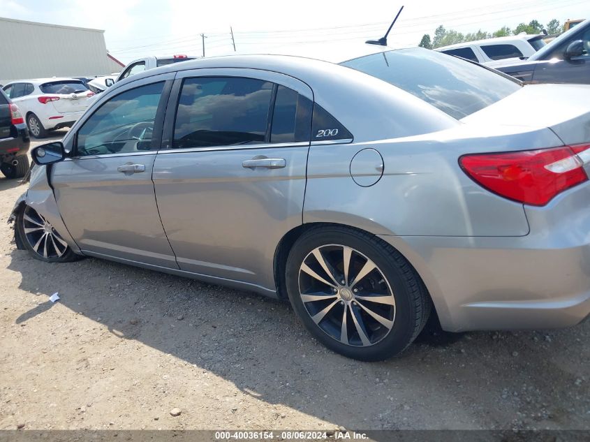 2013 Chrysler 200 Limited VIN: 1C3CCBCG0DN510189 Lot: 40036154