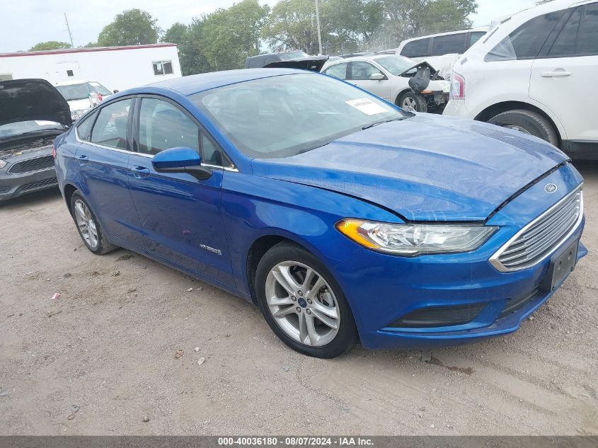 3FA6P0LU2JR174938 2018 FORD FUSION - Image 1