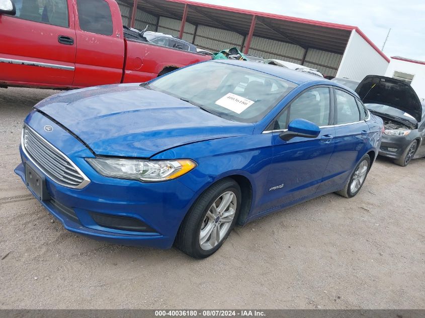 3FA6P0LU2JR174938 2018 FORD FUSION - Image 2