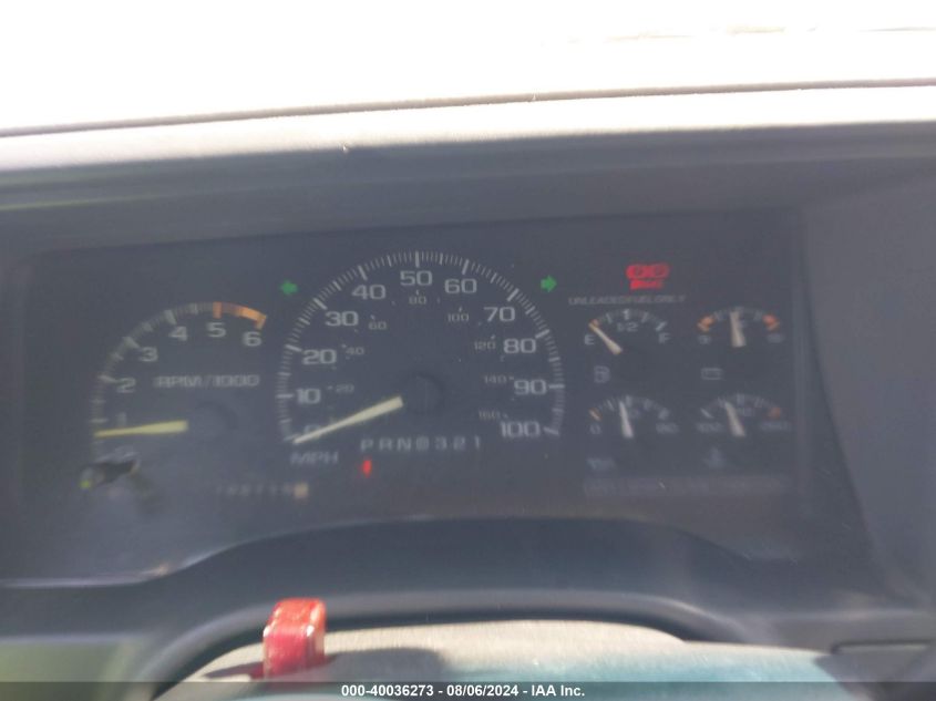 1996 Chevrolet Gmt-400 C2500 VIN: 1GCGC29R1TE245724 Lot: 40036273