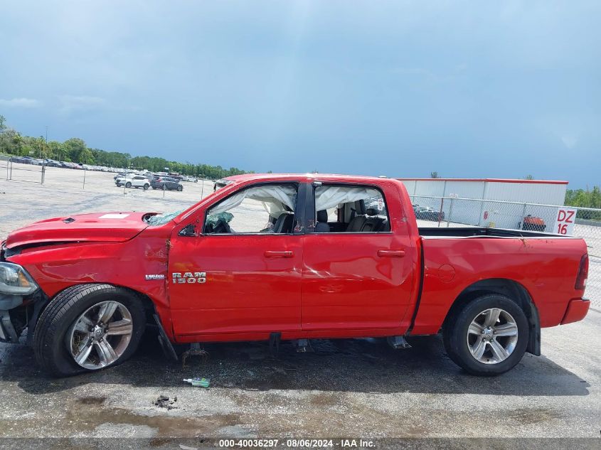 2016 Ram 1500 Sport VIN: 1C6RR7MTXGS129122 Lot: 40036297