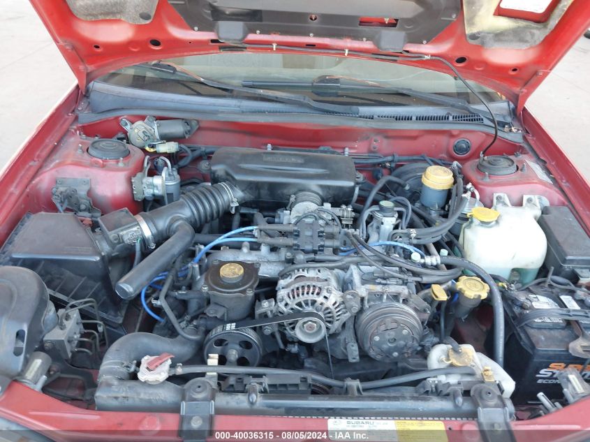 1997 Subaru Impreza Outback Sport VIN: JF1GF4859VH813744 Lot: 40036315