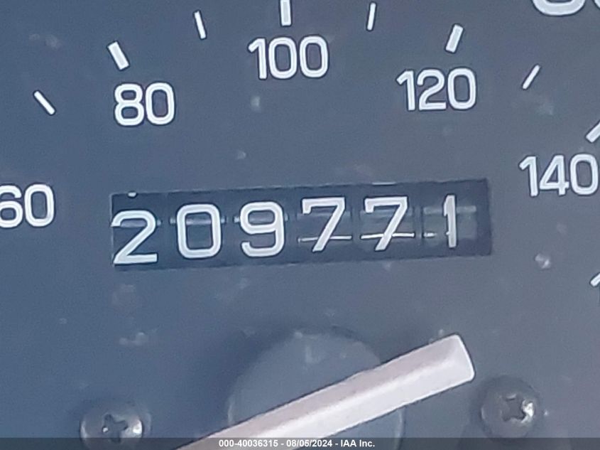 1997 Subaru Impreza Outback Sport VIN: JF1GF4859VH813744 Lot: 40036315