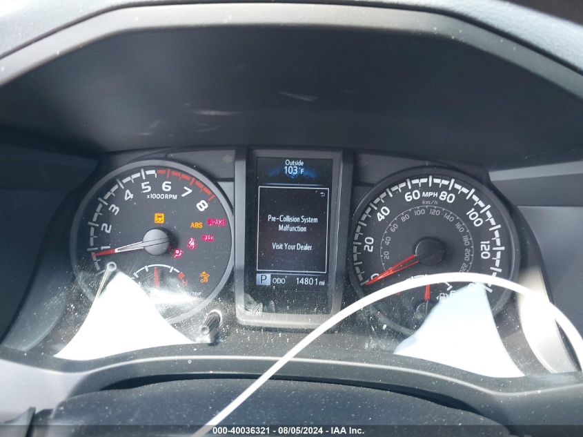 2022 TOYOTA TACOMA SR - 3TYAX5GN6NT048609