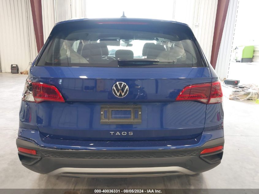 2024 Volkswagen Taos 1.5T S VIN: 3VV5X7B2XRM060744 Lot: 40036331