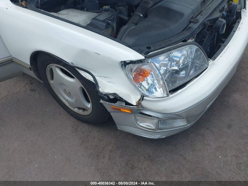 1998 Lexus Ls 400 VIN: JT8BH28F2W0117088 Lot: 40036342