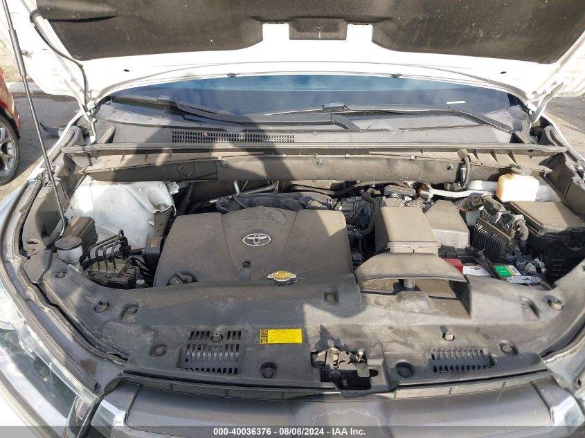 2017 Toyota Highlander Limited VIN: 5TDYZRFH5HS209026 Lot: 40036376