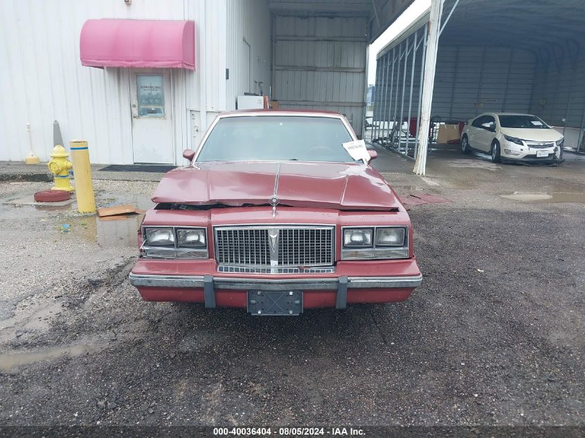 1986 Pontiac Bonneville VIN: 2G2GN69AXG2239132 Lot: 40036404