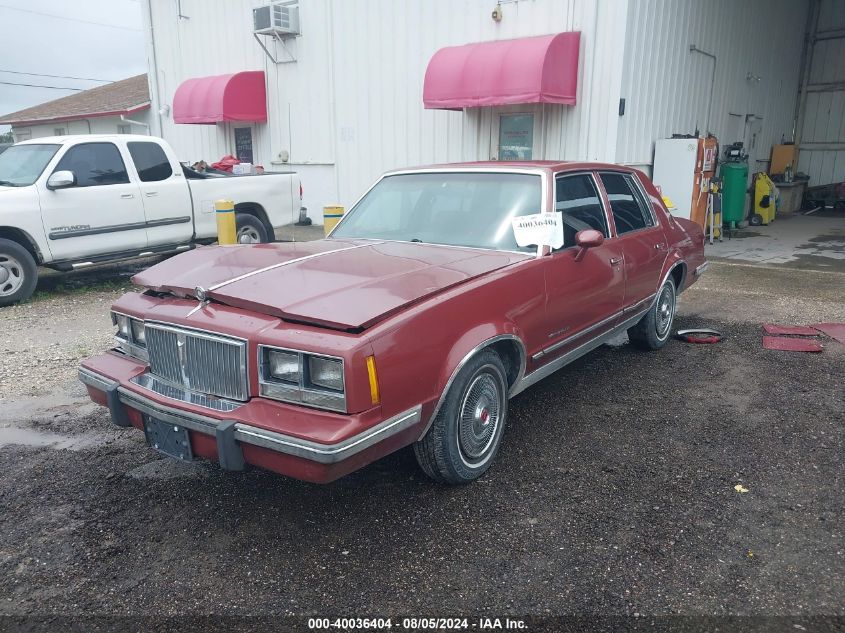 1986 Pontiac Bonneville VIN: 2G2GN69AXG2239132 Lot: 40036404