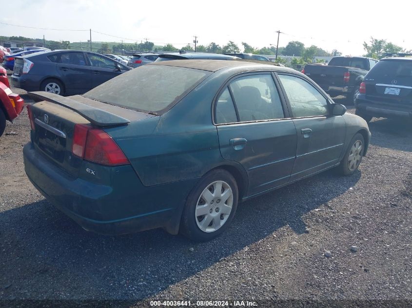 2HGES267X1H530524 | 2001 HONDA CIVIC