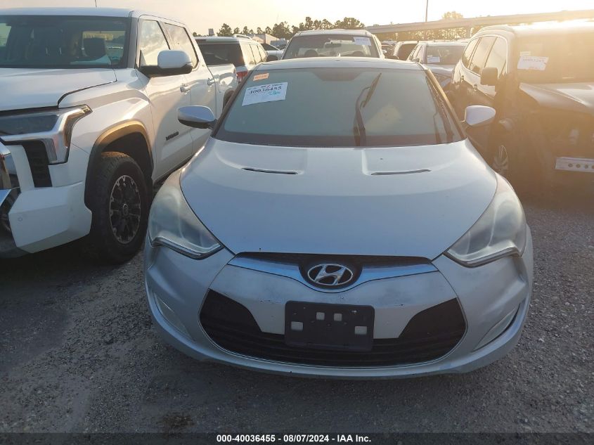 2013 HYUNDAI VELOSTER BASE W/BLACK - KMHTC6AD0DU112672