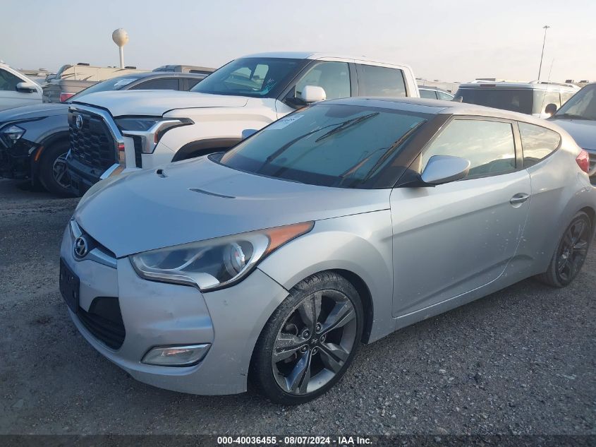 2013 HYUNDAI VELOSTER BASE W/BLACK - KMHTC6AD0DU112672