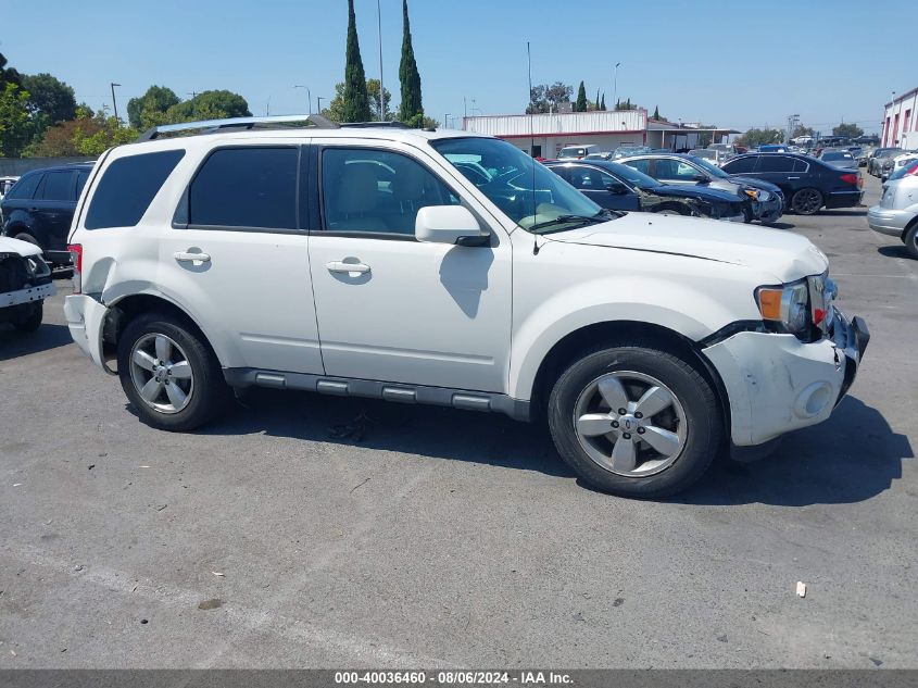 2010 Ford Escape Limited VIN: 1FMCU9EG4AKA72607 Lot: 40036460