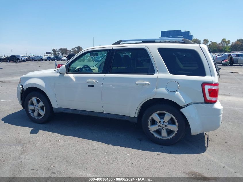2010 Ford Escape Limited VIN: 1FMCU9EG4AKA72607 Lot: 40036460