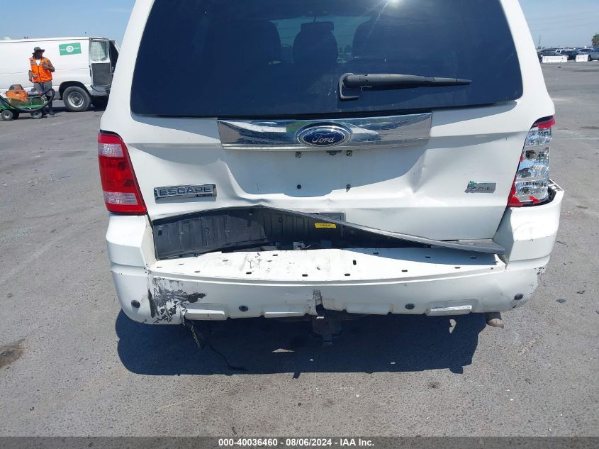 2010 Ford Escape Limited VIN: 1FMCU9EG4AKA72607 Lot: 40036460