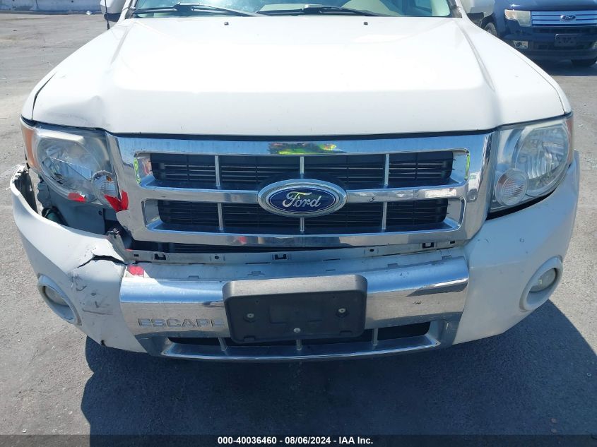 2010 Ford Escape Limited VIN: 1FMCU9EG4AKA72607 Lot: 40036460