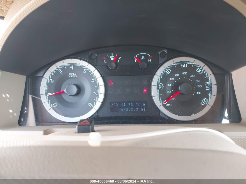 2010 Ford Escape Limited VIN: 1FMCU9EG4AKA72607 Lot: 40036460