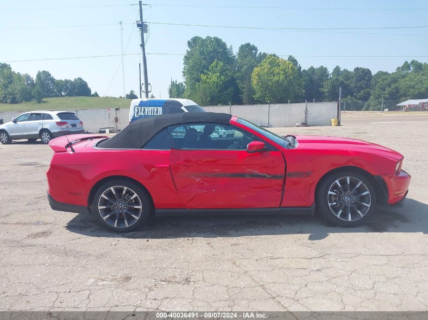 2012 Ford Mustang Gt Premium VIN: 1ZVBP8FF4C5284803 Lot: 40036491