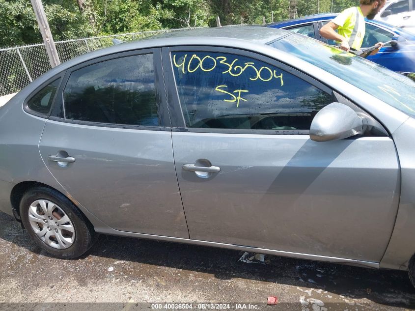 2010 Hyundai Elantra Gls VIN: KMHDU4AD2AU142368 Lot: 40036504