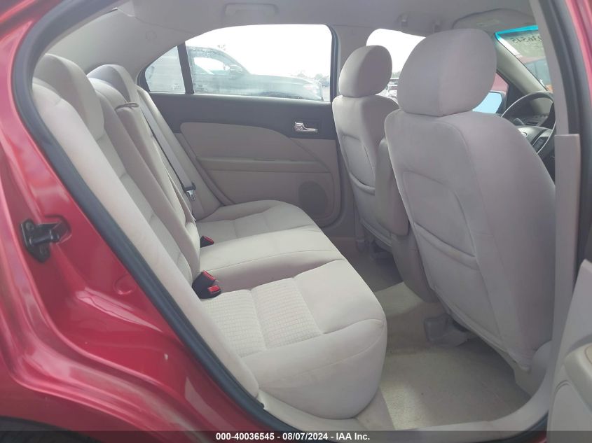 2006 Ford Fusion Se VIN: 3FAFP07126R109000 Lot: 40036545