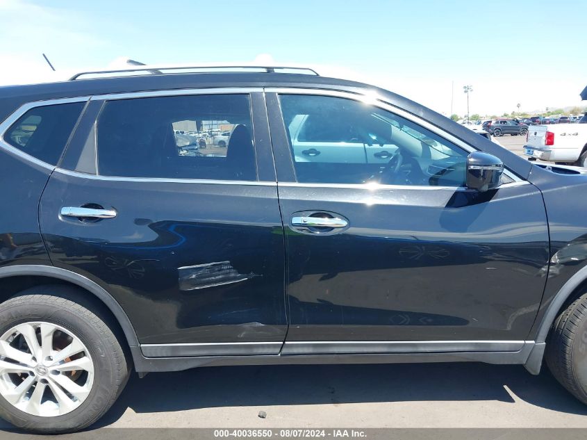 2016 Nissan Rogue Sv VIN: 5N1AT2MT6GC877334 Lot: 40036550