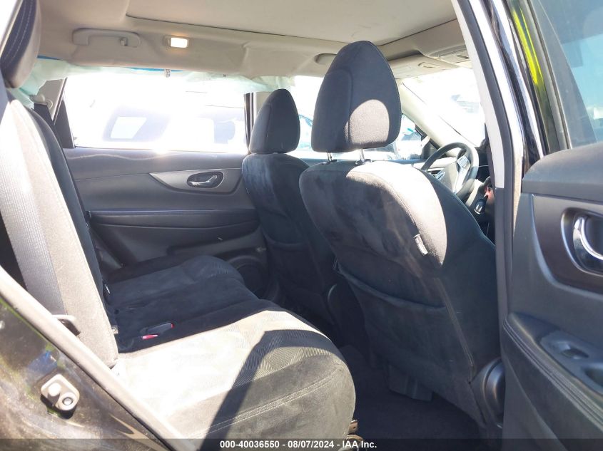 2016 Nissan Rogue Sv VIN: 5N1AT2MT6GC877334 Lot: 40036550