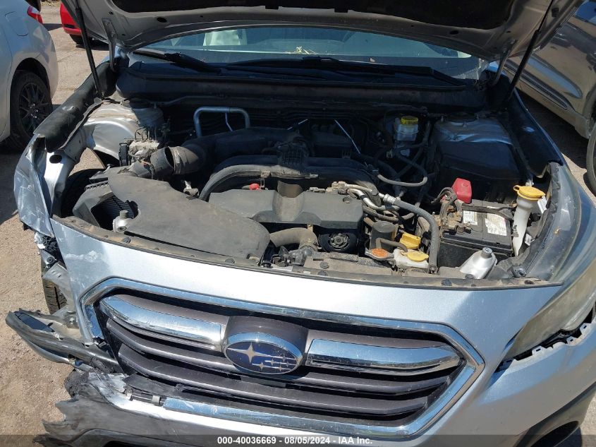 2018 Subaru Outback 2.5I Premium VIN: 4S4BSACCXJ3239596 Lot: 40036669