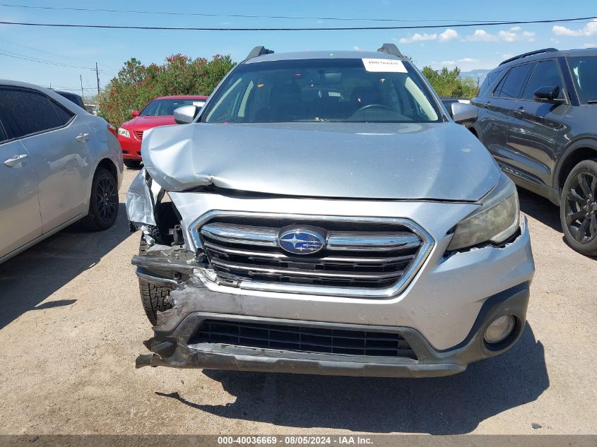 2018 Subaru Outback 2.5I Premium VIN: 4S4BSACCXJ3239596 Lot: 40036669