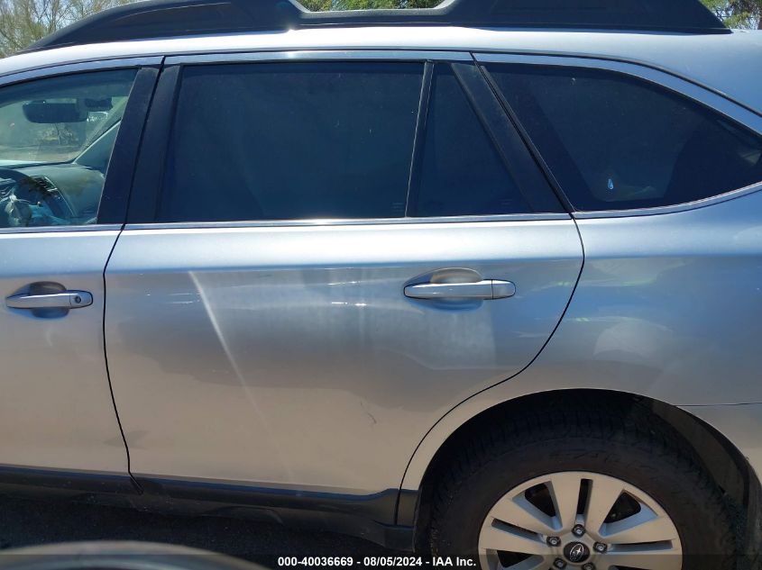 2018 Subaru Outback 2.5I Premium VIN: 4S4BSACCXJ3239596 Lot: 40036669