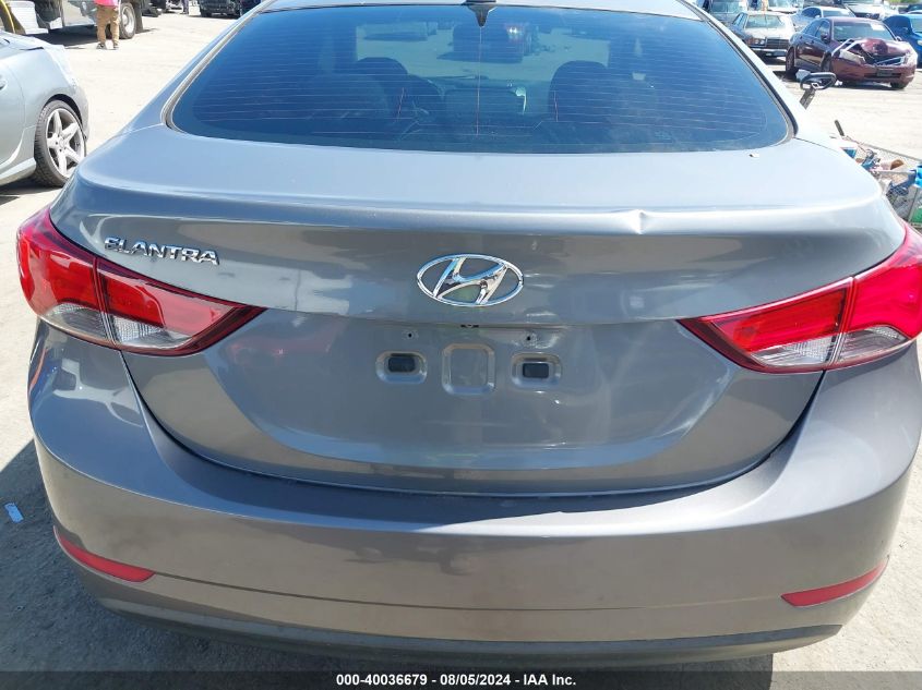 2014 Hyundai Elantra Se VIN: 5NPDH4AE2EH478295 Lot: 40036679