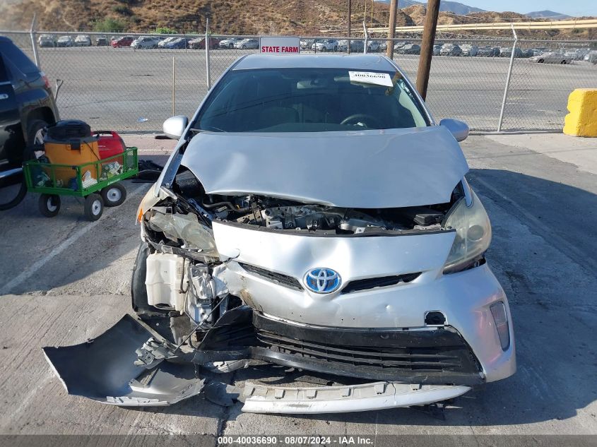 2014 Toyota Prius Three VIN: JTDKN3DU9E1737210 Lot: 40036690