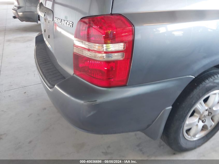 2003 Toyota Highlander V6 VIN: JTEHF21A630138095 Lot: 40036698