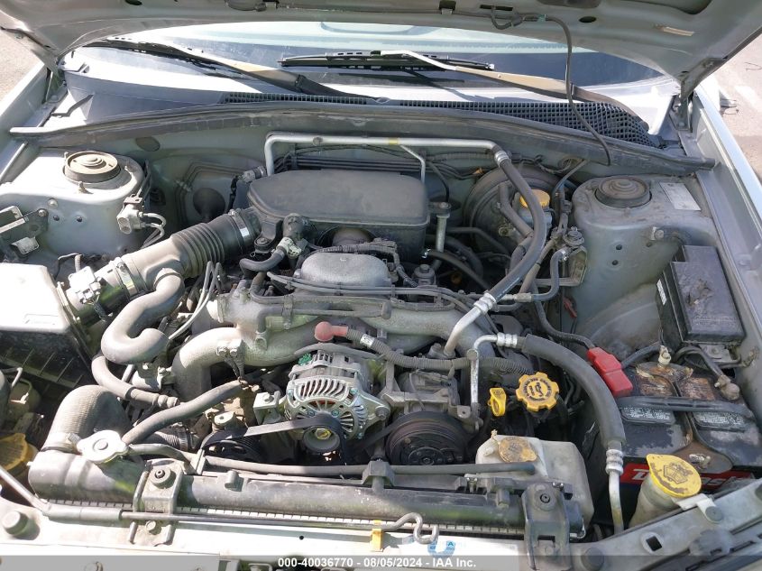 2006 Subaru Forester 2.5X VIN: JF1SG63656H743860 Lot: 40036770