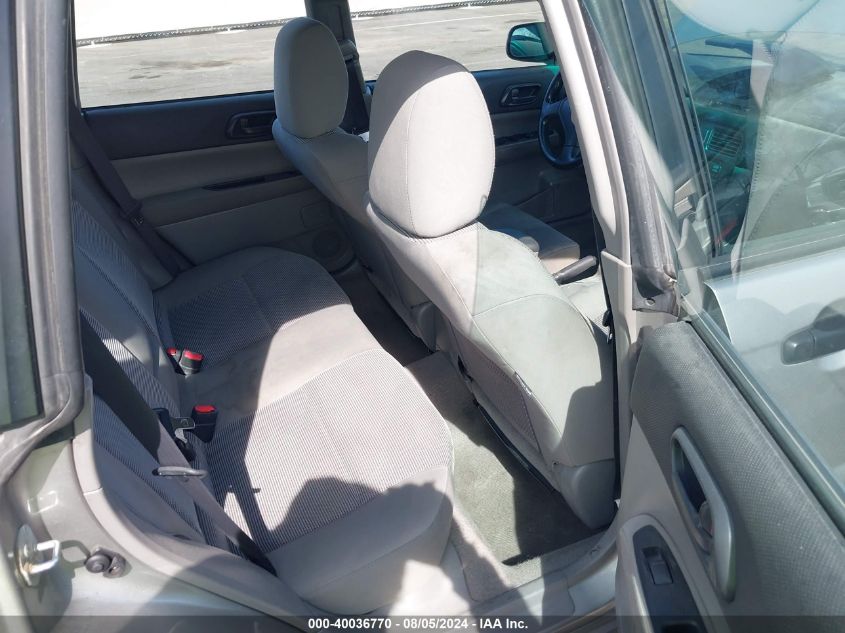 2006 Subaru Forester 2.5X VIN: JF1SG63656H743860 Lot: 40036770