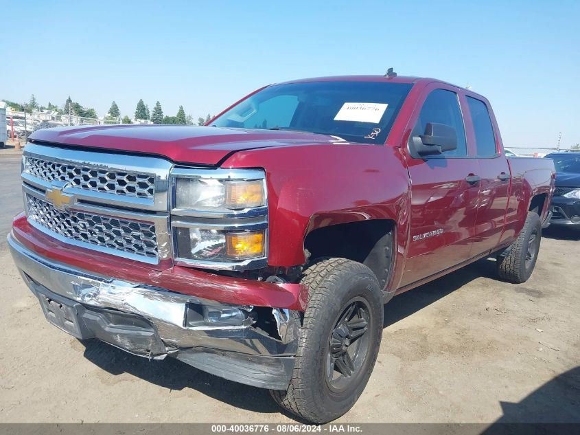 2014 Chevrolet Silverado 1500 1Lt VIN: 1GCRCRECXEZ278834 Lot: 40036776