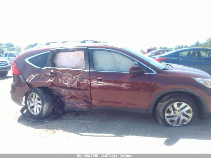 2015 Honda Cr-V Ex VIN: 5J6RM3H58FL012847 Lot: 40036795