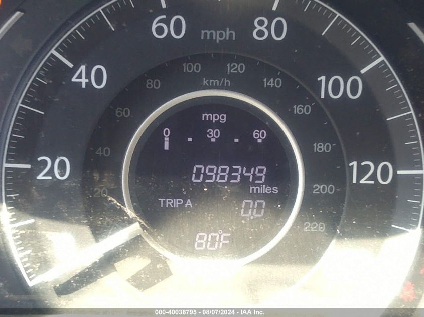 2015 Honda Cr-V Ex VIN: 5J6RM3H58FL012847 Lot: 40036795