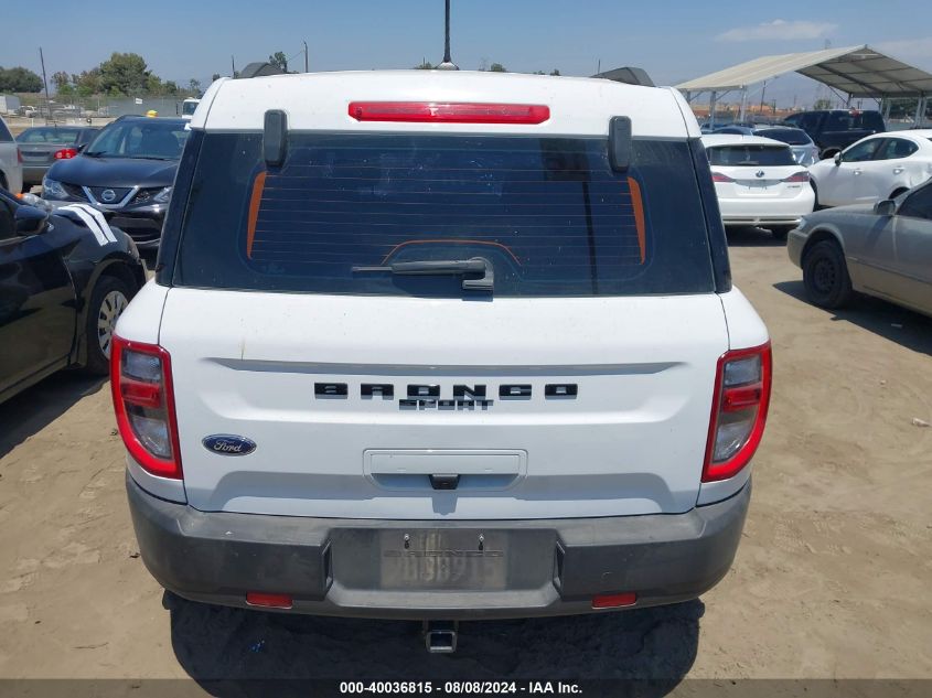 2022 Ford Bronco Sport VIN: 3FMCR9A68NRD49307 Lot: 40036815