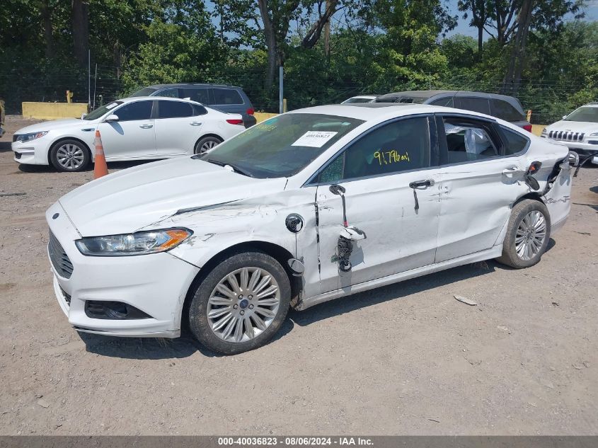 2014 Ford Fusion Energi Titanium VIN: 3FA6P0SU0ER327534 Lot: 40036823