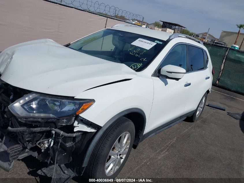 2017 Nissan Rogue Sv VIN: KNMAT2MTXHP602984 Lot: 40036849