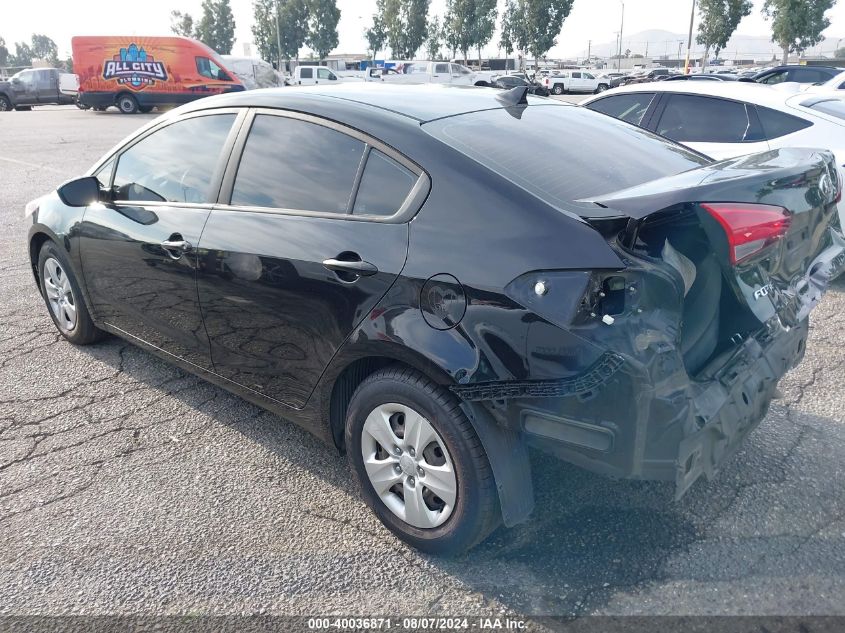 2017 Kia Forte Lx VIN: 3KPFK4A72HE078189 Lot: 40036871